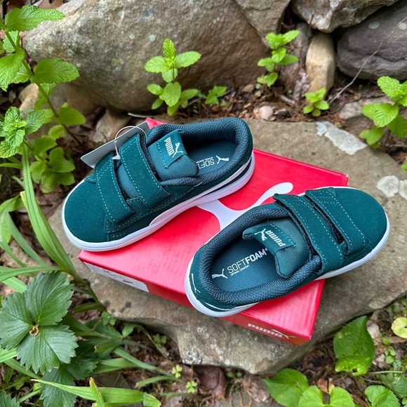 Toddler 9 Puma Smash v2 SD V Inf varsity green- - Picture 8 of 16